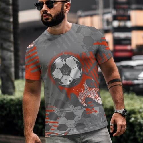 Mens T-shirt Street Trend Top Rock Football Letter Street Graffiti Hip Hop Short Sleeve T Shirt Retro Fashion Harajuku Tees 6xl