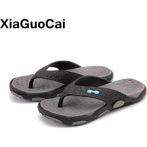 Summer Man Slippers Massage Male Flip Flops Outdoor Beach Shoes Antiskid Fashion Bathroom Slipper EVA Plastic Thongs Lightweight