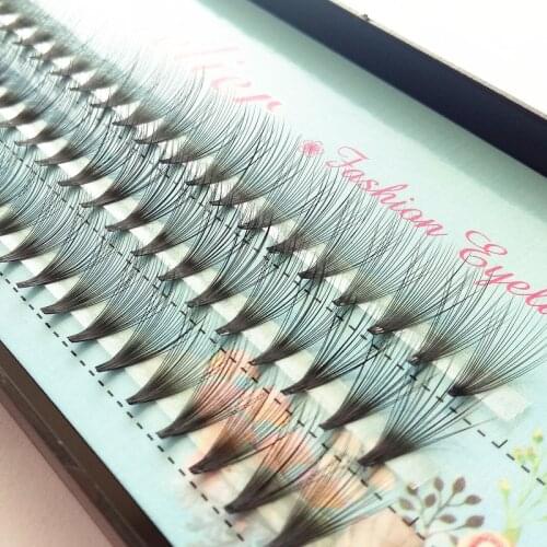 QSTY big capacity 60bundles 20D Eyelash Extensions 0.07 Thickness true Mink Strip Eyelashes Individual Lashes Natural Style