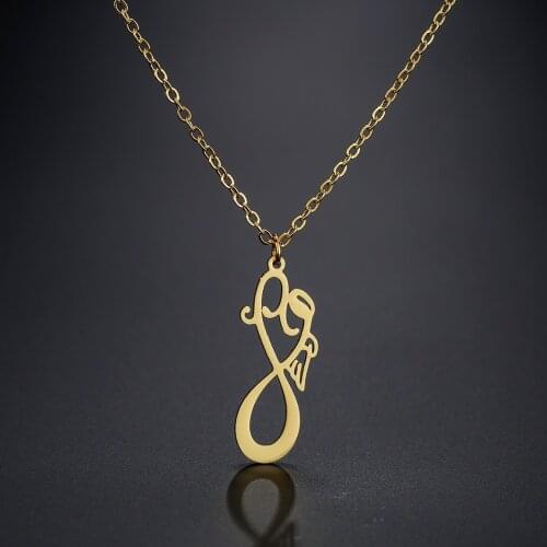 Handmade Angel Baby Miscarriage Pendant Necklace Women Female Memorial Jewelry Baby Loss Necklace Collar Gift