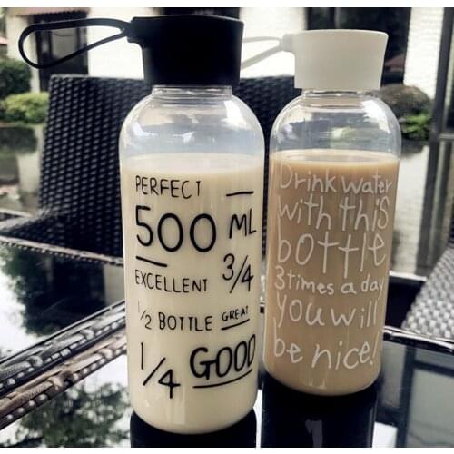 TECHOME Portable Plastic Water Bottles Leak-proof Bike Climbing Outdoor Sports Drinking Bottle