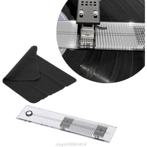 Turntable Phono Phonograph Cartridge Adjustment Ruler Calibration Gauge LP Stylus Alignment Protractor Azimuth D25 20 Dropship