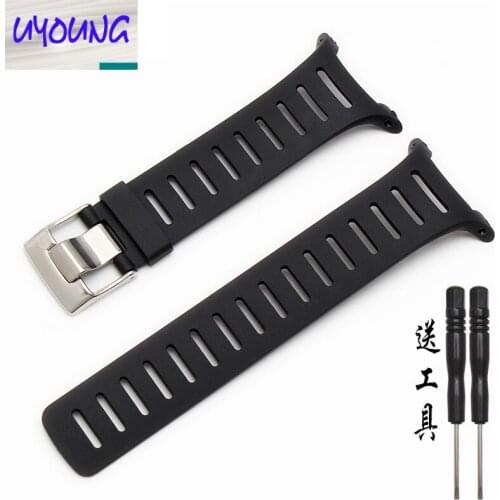 UYOUNG SUUNTO T1 T1C T3 T3C T3D T4C T4D rubber silicone wristband