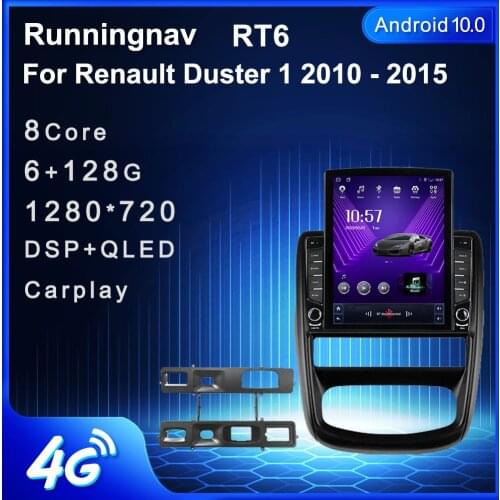 Runningnav For Renault Duster 1 2010 - 2015 Tesla Type Android Car Radio Multimedia Video Player Navigation GPS