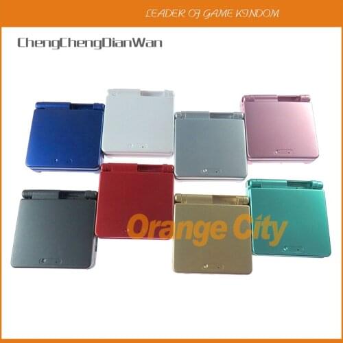 Replacement housing Shell case for GBA SP game console housing case cover with buttons for Gameboy Advance SP