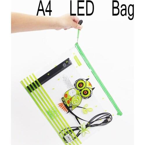 New Easy To Carry Storage Bag A4 led Light BoxTools Diamond Painting Accessories Diamond Embroidery Cross Stitch Zipper Handbag