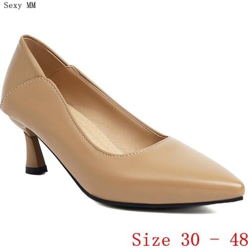 High Heels Stiletto Women Pumps High Heel Shoes Woman Wedding Shoes Small Plus Size 30 31 32 33 - 40 41 42 43 44 45 46 47 48