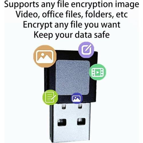 USB Fingerprint Reader For Windows Security Key Biometric Fingerprint Scanner Sensor Module For Instant Touch Easy To Use