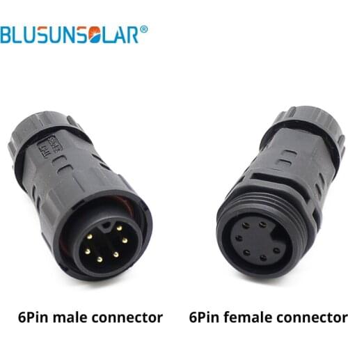 M20 Waterproof Connector Wire To Wire Thread Solder 2Pin 3Pin 4Pin 5Pin 6Pin 7Pin 8Pin Cable Connector