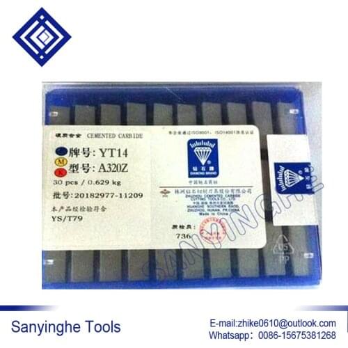 High quality YT14 A320Z sanyinghe Tungsten Carbide Brazed Tip Lathe Tool (30pcs/lots)