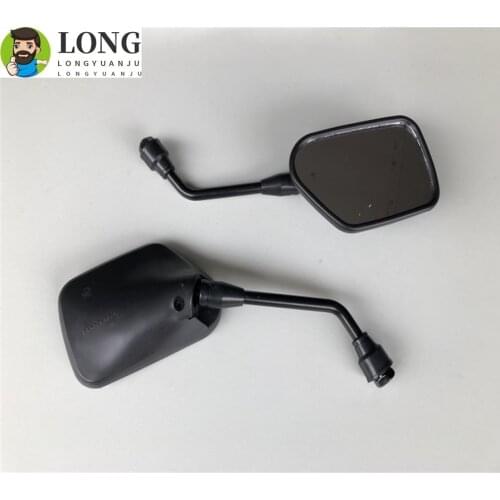 2Pcs/Pair Motorcycle Mirror Scooter E-Bike Rearview Mirrors Convex Mirror 10mm
