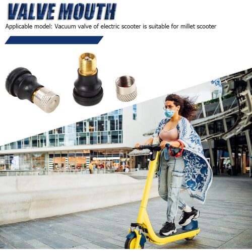 2pcs Tire Tyre Valve Stem Wheel Tubelss Outdoor Caring Personal Bicycle Supply for Xiaomi Mi Electric Scooter M365 Pro