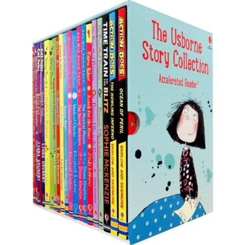 20 books/set gift box packing The usborne story collection English novel fiction early education story book 6-12 years