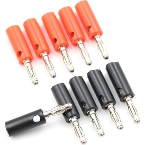 5PCS Audio Speaker Screw Banana Gold Plate Plugs Connectors 4cm*0.8cm*0.4cm