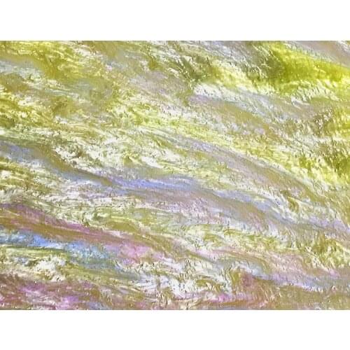 Acrylic/PMMA Ripple Glittering Color Sheets 3.0mm for Jewelries, Crafts, Art Works, Decoration - Lemon Yellow (RG20)