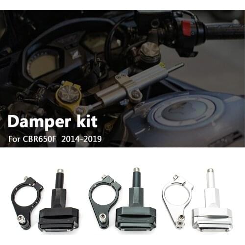 Motorcycle Accessories CNC Aluminum Alloy Steering Damper Bracket Mounting Kits For Honda CBR650F 2014 - 2019 2016 2017 2018