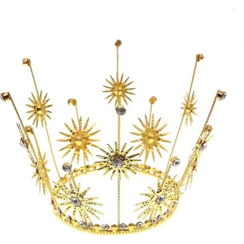 Crown Birthday Baking Accessories Flowers Birthday Cake Decoration Highlight Pearl Headdress Hair Accessories Headband LBS