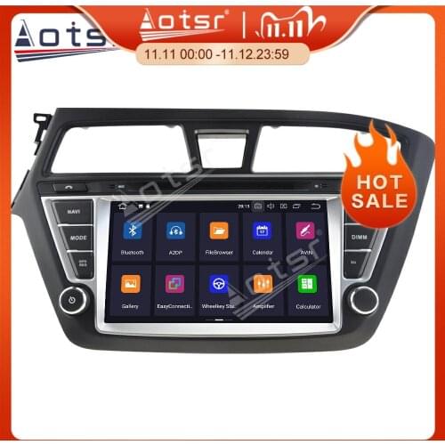 For Hyundai i20 2014-2018 Car Radio GPS Navigation Multimedia Player Stereo Head unit DVD Audio Android 10.0 4GB+64GB PX6 DSP