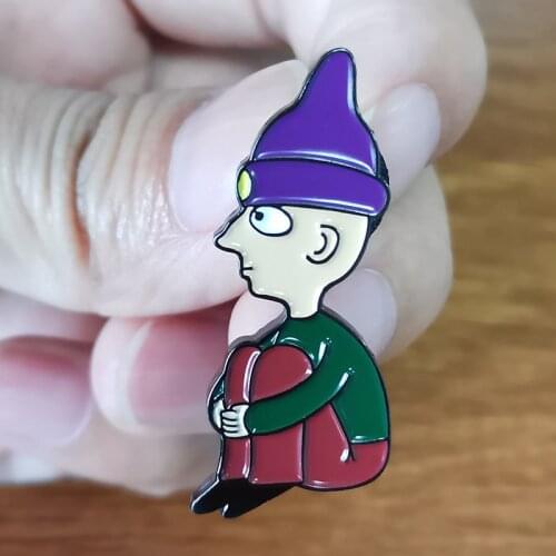 Robin Radiohead Brooch The character Robin badge pins, who starred in the revolutionary song "Paranoid Android"