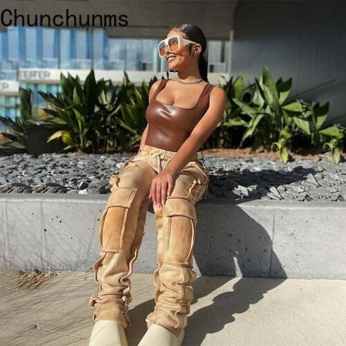 Женские брюки карго CHUNCHUNMS China At AliExpress