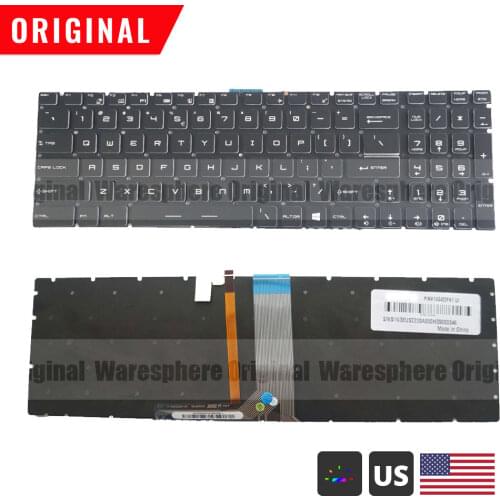 US Colorful Backlit / Non-backlight Keyboard for MSI GE72 GE62 WS60 GS60 GS70 GT72 GP62 GP72 GT73VR GS72 GL62VR V143422FK1 US