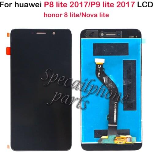 For Huawei P8 Lite 2017 LCD Display Touch Screen Digitizer Assembly Replacement for Huawei P9 Lite 2017 / GR3 2017/nova lite LCD