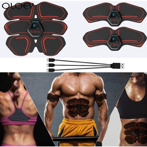 Electric Press Simulator Massager Abdominal Muscle Trainer Sports Gym Home Exercise Fitness Equipment Training Apparatus Workout