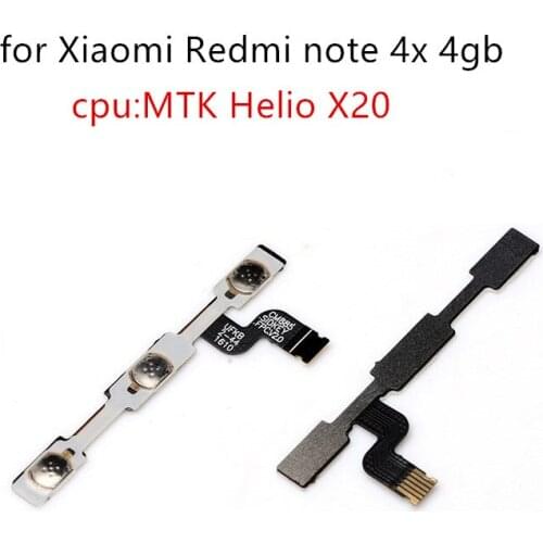For Xiaomi Redmi Note 4x 4gb MTK Power Volume Side Key Button Flex Cable ON OFF Switch Flex Cable Replacement Repair Parts Test