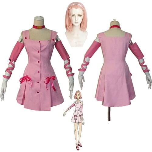 JoJo‘s Bizarre Adventure Reimi Sugimoto Cosplay Costume Women Dress Outfits Halloween Carnival Costumes Wig