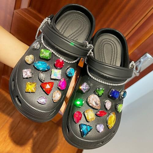6CM High Heels Summer Women Sandals 2021 Summer New Arrivals Ladies Slippers Clogs Breathable Beach Shoes DIY Accessories Sandal