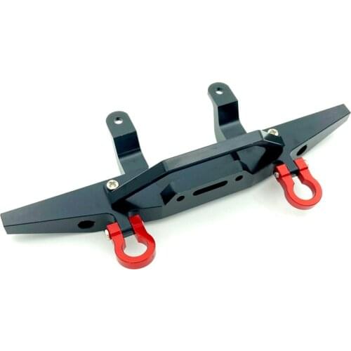 Metal Front Bumper with Tow Hook for MN D90 D91 D96 MN99S MN-90 1/12 RC Car Upgrade Parts Accessories