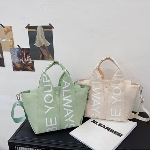 Fashion Letter Printed Messenger Bag Women Large-Capacity Casual Womens Handbag Designer Shopping Shoulder Bag Woman 2021 New