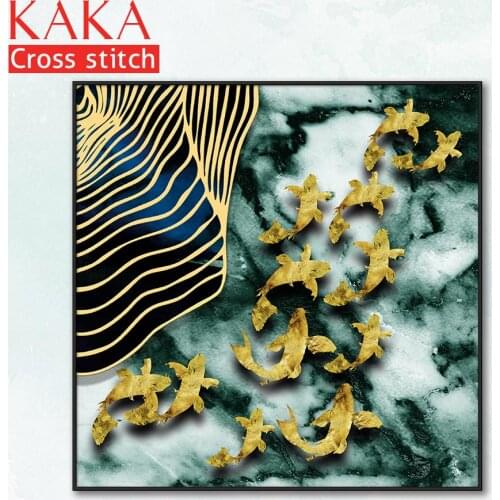 Cross stitch kits,Embroidery needlework sets with printed pattern,11CT-canvas for Home Decor Painting,Animals Full NCKA093