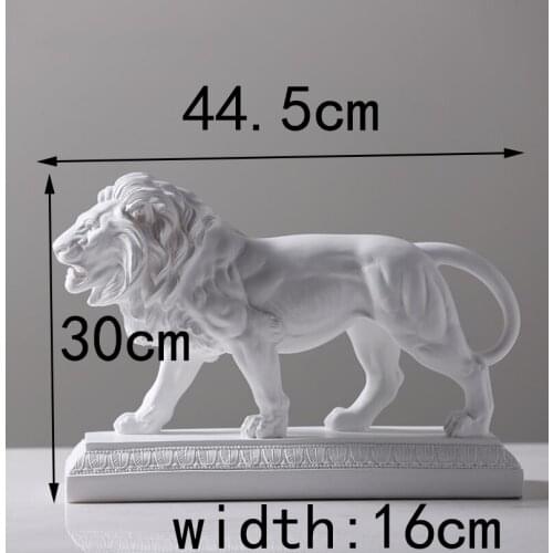 SALES LION STATUE HANDICRAFT DECORATIONS CHRISTMAS DECORATIONS FOR HOME SCULPTURE ESCULTURA HOME DECORATION ACCESSORIES