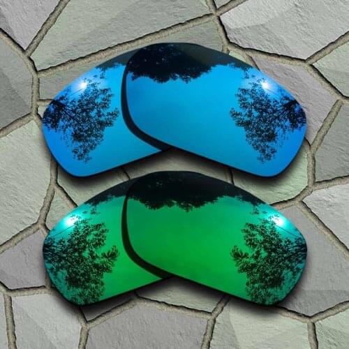 Sky Blue&Jade Green Sunglasses Polarized Replacement Lenses for Oakley Jawbone