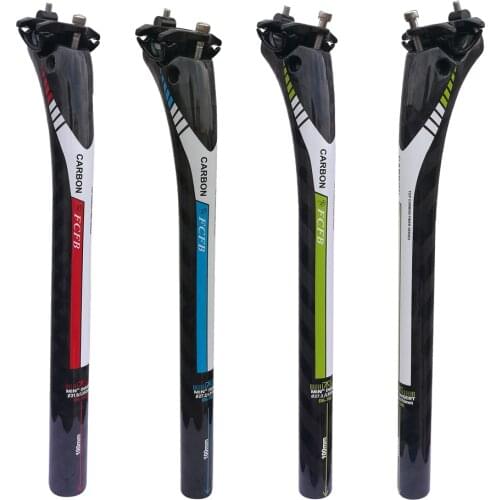 Specials free shipping 2015 FCFB FW 12K full carbon fiber MTB bike saddle / back seatpost road bike seat bicycle seat tube Parts