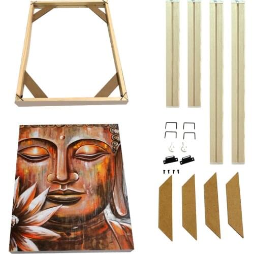 Upper Photo Wall Frames Oil Canvas Painting Wooden Frames Wall Art DIY Posters and Pictures Camphor Pine Composite For Decor