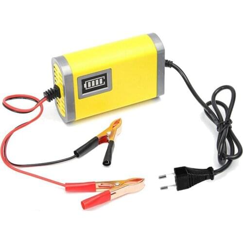 NEW 12V Car Motor Charger Car Battery Charger Automotive Battery LED Charger Maintainer For Car Motorcycle Lawn Mower
