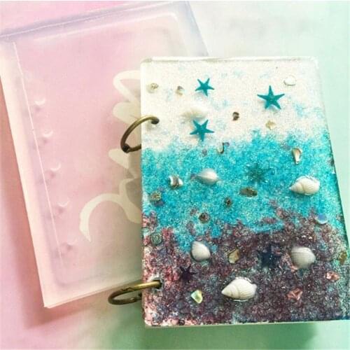 Hot Book Silicone Mold A7 Notebook Cover Making DIY Handmade Epoxy Resin Craft Tool New