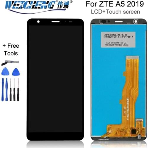5.45''For ZTE Blade A5 2019 LCD Display+Touch Screen Digitizer Assembly For ZTE A5 2019 Mobile Phone Spare Parts+Tools