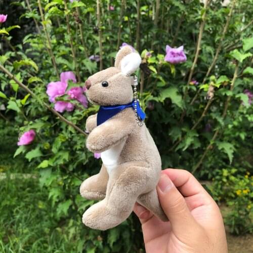 15cm Australian kangaroo Plush Toys Soft Stuffed animals Dolls small pendant keychains birthday gifts Childrens day gift