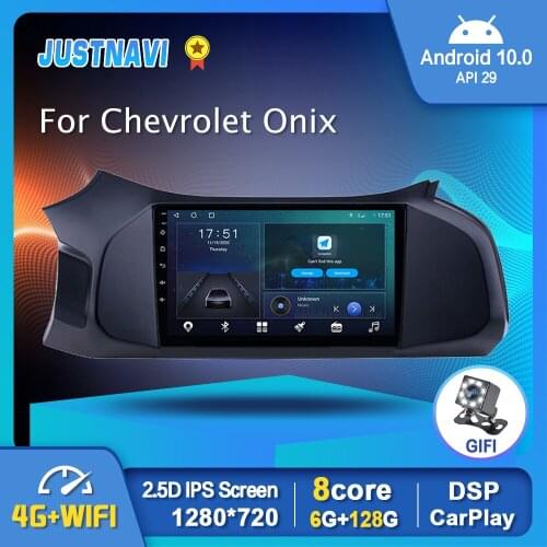 4G WIFI For Chevrolet Onix 2012-2019 Car Radio Navigation GPS Multimedia Video Player BT Stereo Audio Head Unit DSP IPS Screen