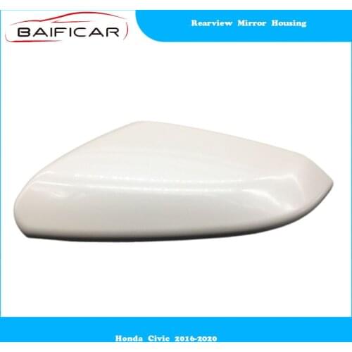Baificar Brand New Genuine Rearview Mirror Housing Reflector Lens Cover Left Right for Honda Civic 2016-2020
