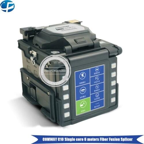 C10 Single core 6 motors Fiber Fusion Splicer C10ARC Multi-function FTTH fiber Fusion Splicer