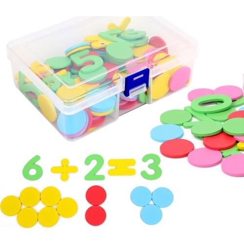 Figure Arithmetic Baby Math Circular Color Wooden Toys Mathematical Geometry Wood Chip Montessori Educational Toy for Kid