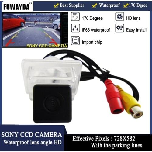 FUWAYDA HD CCD CHIP CAR REAR VIEW REVERSE BACKUP CAMERA FOR Mercedes-Benz C E S CLASS CL CLASS W204 W212 W216 W221 WATERPROOF