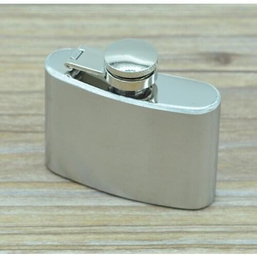 Hot Sale Flask Trustworthy 1pc 2oz Stainless Steel Hip Flask Liquor Whisky Alcohol Cap Funnel Drinkware Bottle