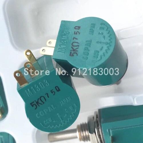 5 Piece Import Best Quality Copal M1303 5k 5 Multiturn Potentiometer For Ryobi Akiyama Printing Machine Parts