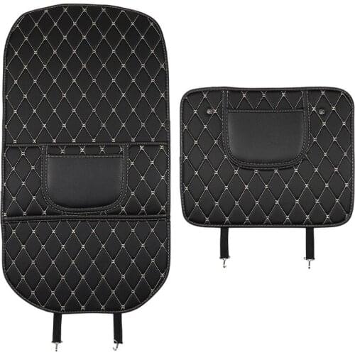 2PCS Car Seat Back Universal Children Anti-Slip Anti-Wear Anti-Kick Protection Cushion Seat Comprehensive Protection