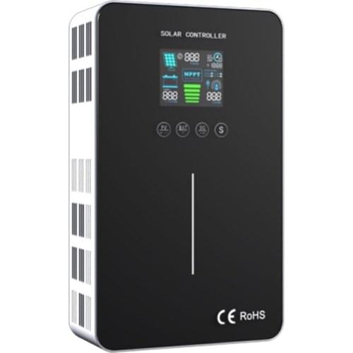 40 50 60 80 100 amp MPPT PWM Solar panel charge controller with backlight digital screen display USB ports